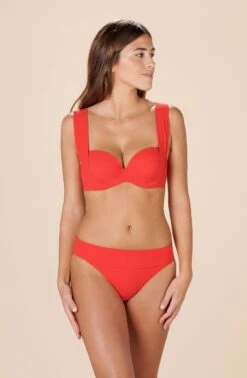Lisia - Rouge -Femme Maillots de bain Soldes PDS E19 LISIA 61 ROUGE 3