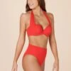 Lisia - Rouge -Femme Maillots de bain Soldes PDS E19 LISIA 61 ROUGE 7