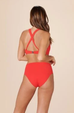 Lisia - Rouge -Femme Maillots de bain Soldes PDS E19 LISIA 61 ROUGE 8