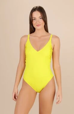Amadeus - Jaune -Femme Maillots de bain Soldes PDS E22 AMADEUS 61 JAUNE 3