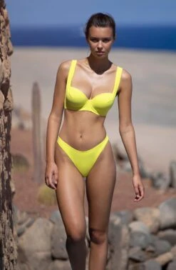 Dolce - Jaune -Femme Maillots de bain Soldes PDS E22 DOLCE 61 JAUNE 3