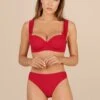 Julya - Red -Femme Maillots de bain Soldes PDS E22 JULYA 61 RED 2