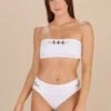 Wave - Blanc -Femme Maillots de bain Soldes PDS E22 WAVE 61 BLANC 2