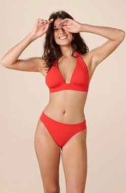 Angie - Rouge -Femme Maillots de bain Soldes PDS E23 ANGIE 61 ROUGE 4