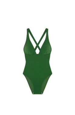 Hiba - Vert Olive -Femme Maillots de bain Soldes PDS E23 HIBA 01 VERT OLIVE 1