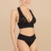 Perle - Noir 2 Perle - Noir -Femme Maillots de bain Soldes PDS H21 PERLE 80 NOIR 4